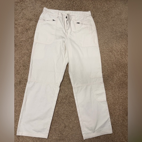 H&M Pants - H&M Women's White Cargo Pants
